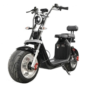 Scooter électrique à pneus larges de 10 pouces, 2000W, moto électrique pour adultes avec deux batteries au lithium 60V, scooter Citycoco - Product Image 5