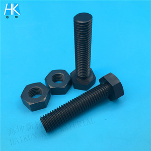 Perno de rosca de tuerca de tornillo de cerámica Si3N4 de nitruro de silicio de precisión personalizado de fabricantes - Product Image 6