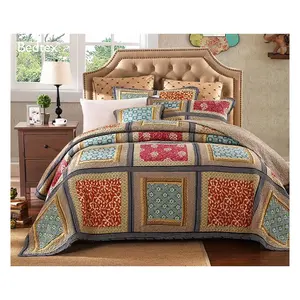 Wedding Chinese Wholesale Quilts Bedding Embroidery Quilted Bedspreads