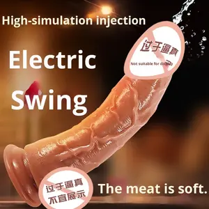 Dildo Eléctrico con Simulación de Chorro de Agua, Textura Suave Realista, Máquina de Empuje Automática Grande para Mujeres, Masturbador con Pene Falso - Product Image 3