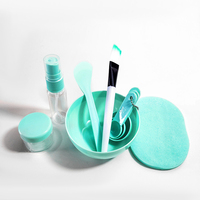 Spatule de maquillage de beauté en gros, Mini petite cuillère cosmétique rose pour la crème faciale pour les yeux