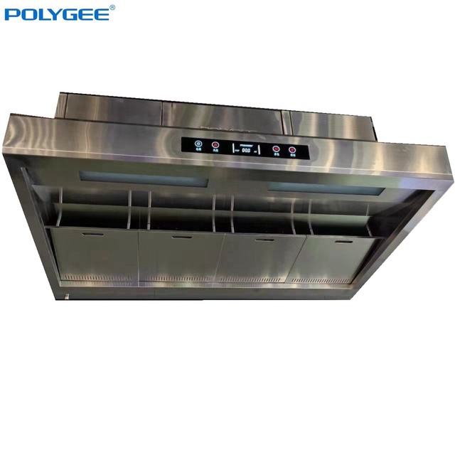 POLYGEE Commercial Kitchen Smoke Extractor Range Hood with ESP