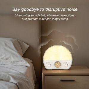 Machine à bruit blanc HiFiD, son pour le sommeil, lumière de réveil, <span class=keywords><strong>radio</strong></span> FM <span class=keywords><strong>avec</strong></span> haut-parleur Bluetooth, LED RGB pour bébé, adulte, maison, bureau - Product Image 5