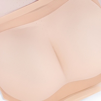 Culotte gainante pour femme avec rembourrage fessier, taille mi-haute, effet rehausseur de fesses, sous-vêtement push-up avec garnissage
