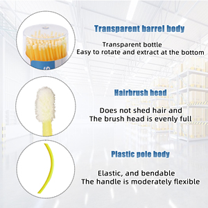 Aplicador <span class=keywords><strong>de</strong></span> Microcepillo Dental Manual Desechable <span class=keywords><strong>de</strong></span> Plástico para Limpieza y Obturación Dental, Certificado ISO, <span class=keywords><strong>Debo</strong></span> DB-YL-02 - Product Image 5