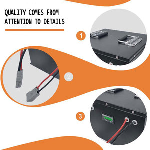 51.2V 100AH LiFePO4 Lityum İyon Pil Paketi 6000 Döngü Ömrü Metal Kasa Saplı Dahili BMS 3 Yıl Garantili EV Enerji Depolaması için - Product Image 3