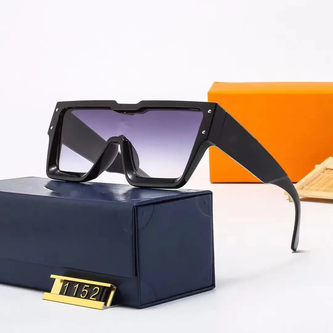 Nouveau design 2023 lunettes de soleil avec boîte d'origine mode classique lunettes de soleil pour femmes lunettes de soleil rectangulaires en gros logo personnalisé