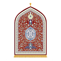 Tapis de Prière Islamique Anti-dérapant Deluxe 2026 – Tapis de Prière Personnalisé Premium pour Adulte, Confortable pour le Culte Quotidien