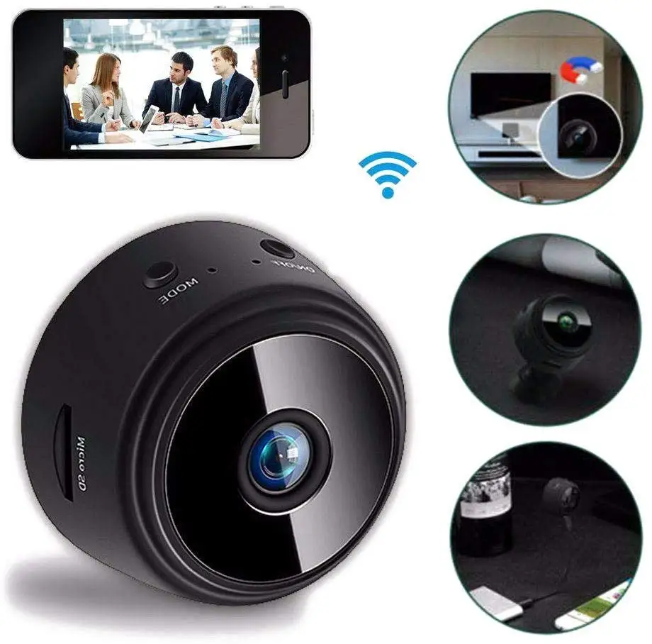 2022 hot sell A9 Network HD 1080p infrared night vision wifi connect with your phone mini camera