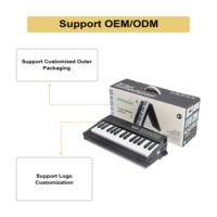 MY MUSIC MY-889B Portable Digital Piano Electronic Keyboard 61 Touch Sensitive Keys Foldable Electric Organ Plastic
