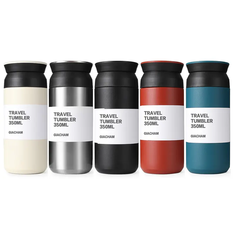 All'ingrosso 350ml/500ml isolato personalizza stampa giapponese Kinto doppia parete in acciaio inox Thermos campeggio caffè viaggio tumbler