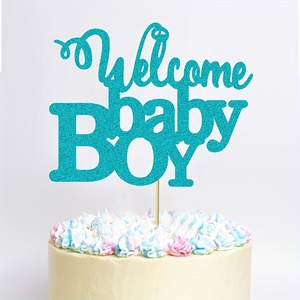 Decorazione per <span class=keywords><strong>Torta</strong></span> di Benvenuto per Primo Compleanno Bambina, Decorazione per <span class=keywords><strong>Torta</strong></span> di Benvenuto per Bambino, Decorazioni Selezionate per Torte di Compleanno e Baby Shower - Product Image 6