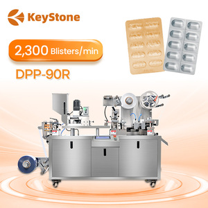 Machine d'emballage automatique DPP pour capsules et comprimés en alu-PVC, machine d'emballage sous blister en aluminium et plastique pour petites pilules et plaques plates - Product Image 1