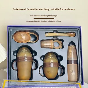 Ensemble d'alimentation <span class=keywords><strong>pour</strong></span> bébé en silicone de qualité alimentaire, 6 pièces, avec poignée, <span class=keywords><strong>biberon</strong></span> <span class=keywords><strong>pour</strong></span> bébé - Product Image 3