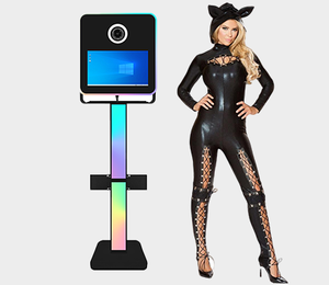 2025 mới DSLR ảnh gian hàng poto hộp vỏ máy 15.6 inch màn hình cảm ứng máy ảnh kỹ thuật số đám cưới Selfie photobooth xách tay - Product Image 1