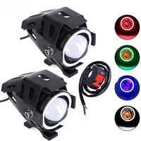 Feux avant de moto U7, 12V, étanches IP67, feux de jour DRL, clignotants, feux arrière, feux antibrouillard LED