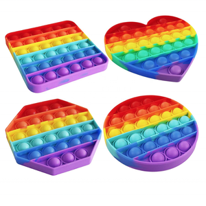 Juguete Sensorial Antiestrés Pop Bubble Fidget, Juguete de Silicona para Niños, Servicio OEM, Precio de Fábrica - Product Image 1