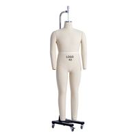 Maniquí de Vestir Masculino de Alta Gama, de Espuma de PU, Blanco, con Cabeza y Postura Realistas, para Aplicaciones de Sastrería