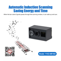 Módulo de Escáner de Código de Barras Integrado Mini YHD-M816D 2D CMOS con Escaneo de Múltiples Interfaces TTL/RS232/USB y Detección Automática