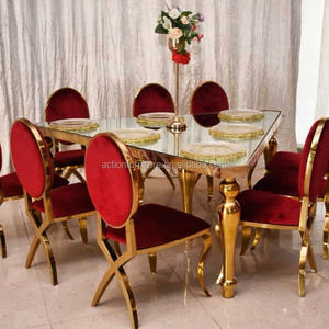 Ensembles de <span class=keywords><strong>Table</strong></span> de mariage en acier inoxydable, Triangle spécial, de conception professionnelle, pour Banquet, événement, hôtel - Product Image 4