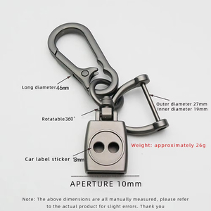 <span class=keywords><strong>2025</strong></span> mới cá nhân Kẽm hợp kim vàng kim loại Keychain khuyến mại <span class=keywords><strong>Keychains</strong></span> Hợp kim kẽm hình chữ D Carabiners Keychain - Product Image 2
