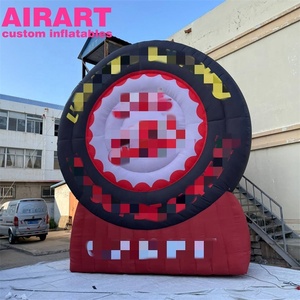 Enseigne gonflable de <span class=keywords><strong>pneu</strong></span> de décoration de la publicité, pneus gonflables géants pour l'affichage extérieur - Product Image 1