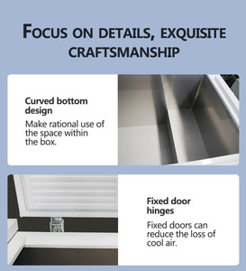 Congélateur Commercial Haute Performance - Réfrigérateur Commercial Durable avec Portes Vitrées Directes et Conception de <span class=keywords><strong>Porte</strong></span> en Mousse Efficace - Product Image 5