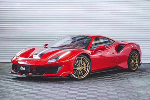 ชุดแต่งตัวถังคาร์บอนไฟเบอร์แบบแห้งเต็มรูปแบบสไตล์ Pista สำหรับ Ferrari 488 GTB Spyder F488 คุณภาพสูง ติดตั้งได้อย่างพอดี - Product Image 4