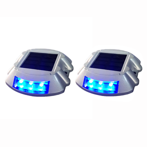 LED strada Stud spia di sicurezza del traffico luce di indicatore di energia solare segnali lampeggianti per la sicurezza della carreggiata - Product Image 1