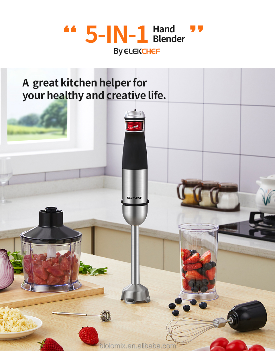 Frullatore Elettrico 1.8 L Con 4 Lame Inox - 2 Velocità, Potente Per Frullati, Ghiaccio E Salse