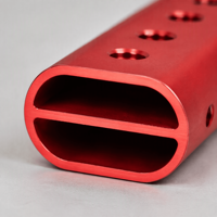 Composants en aluminium CNC pour équipements semi-conducteurs, profilés d'extrusion usinés avec précision, tolérance stricte, anodisés, sur mesure