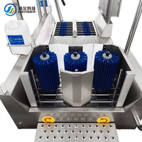Station d'hygiène pour employés, équipement de nettoyage d'atelier, machine à laver les bottes avec lavage des mains et désinfection