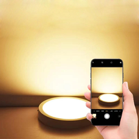 Panneau de plafond mince monté en surface acrylique rond carré De Luz a mené le voyant mené d'intérieur économiseur d'énergie