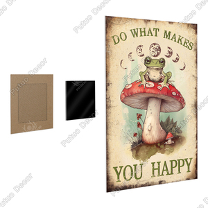 Imán de Pared Metálico Personalizado OEM ODM, Letrero Magnético Colgante, Placa Magnética, Decoración para Dormitorio y Sala de Estar - Product Image 2