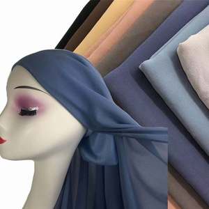 Yiwu fabbrica moda nuovo Design Chiffon sciarpa istantanea Hijab sciarpe musillina estate donne stilista <span class=keywords><strong>scialle</strong></span> - Product Image 2