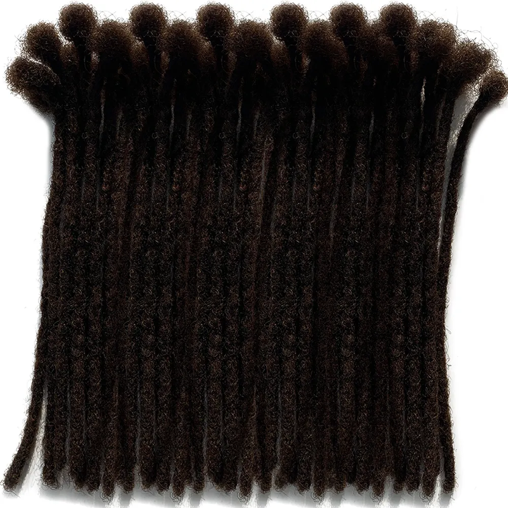 Whosale Price Human Hair Microlocks Sisterlocks Dreadlocks Extensions Full Handmade (Width 0.4cm) 100% Human Hair