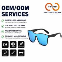 TWOOO T1803 OEM et ODM Nouvelles Lunettes de Soleil Polarisées Tendance Transfrontalière Style Célébrité Internet Vente en Gros Usine