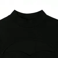 Robe d'été unie pour femme, style moulant taille haute, élégante, noire, disponible du S au XL, vente en gros avec faible MOQ