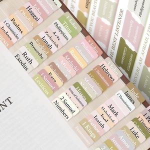 แท็บดัชนีพระคัมภีร์, แท็บพระคัมภีร์พันธสัญญาเดิมและพันธสัญญาใหม่, แท็บบทพระคัมภีร์เคลือบลามิเนตสำหรับผู้หญิงผู้ชายสำหรับการศึกษาหนังสือและการจดบันทึก, ลายหินอ่อน - Product Image 2