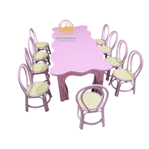 Silla Infantil de Mimbre Hecha a Mano, Asiento de Mimbre Natural para Niños, para Fiestas de Cumpleaños, Decoración de Bodas, OEM - Product Image 6