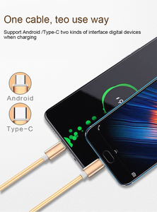 Đối với Apple đầy màu sắc nylon bện 2-in-1 <span class=keywords><strong>USB</strong></span> multi-sạc Cáp Keychain sạc điện thoại cho IOS & Tai nghe tương thích cho samsung - Product Image 3