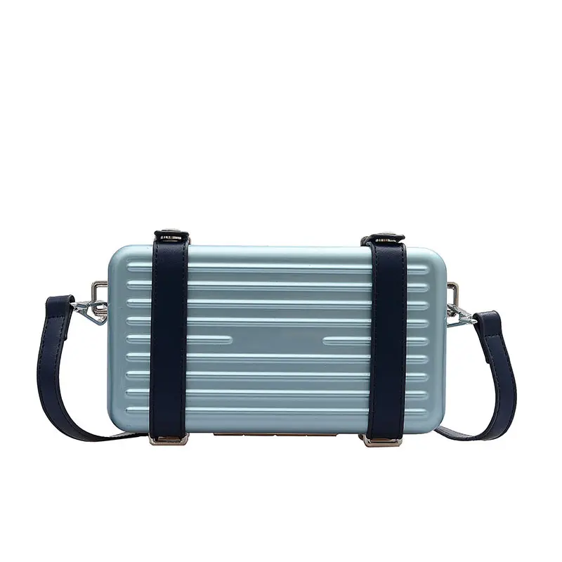 Cute Designer Suitcase Shape Totes Fashion Clutch Small Cosmetic Bag Crossbody Phone Bag Mini Suitcase Handbag Purses