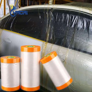 Film de masquage automobile pré-adhésif <span class=keywords><strong>en</strong></span> PEHD pour peinture liquide, léger et rapide, pour la décoration et la protection de la peinture automobile - Product Image 2