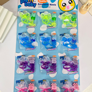 Chupete <span class=keywords><strong>de</strong></span> Silicona Redondo, Suave, Ligero, Libre <span class=keywords><strong>de</strong></span> BPA y No Tóxico, para Bebés Recién Nacidos, con Cadena Antipérdida - Product Image 6