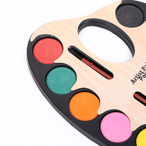 Vente en gros d'ensembles de pigments aquarelles professionnels 12 couleurs pour enfants avec impression de logo <span class=keywords><strong>gouache</strong></span> <span class=keywords><strong>solide</strong></span> - Product Image 4