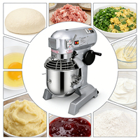 Robot pâtissier professionnel 10L avec bol en acier inoxydable, 3 vitesses, moteur puissant, prix usine