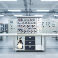 Sistema de Entrenamiento Neumático Metálico Eléctrico Controlado por PLC para Educación Vocacional, Laboratorio de Automatización Mecatrónica