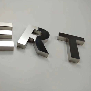 Art décor mural en métal de publicité de <span class=keywords><strong>vin</strong></span> en métal lettre faisant la 4.5mm cube de lettre en métal - Product Image 4