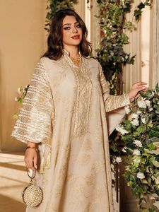 Abaya Donna Musulmana di Tendenza 2024, Elegante Vestito da Festa per <span class=keywords><strong>Donne</strong></span> Musulmane di Dubai per l'Eid - Product Image 3