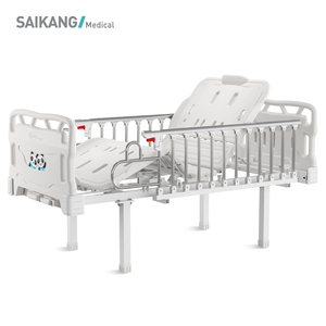 SAIKANG CQ2k Manual <span class=keywords><strong>Hospital</strong></span> Cama pediátrica para niños Acero inoxidable 2 manivelas Cama <span class=keywords><strong>de</strong></span> metal ajustable <span class=keywords><strong>de</strong></span> 2 funciones - Product Image 4